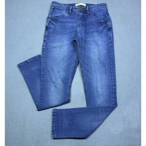 Bobson Jeans Womens 29x30 Japanese Denim Fuji Strong Blue 215 Skinny